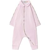Burberry Hamilton Stretch Cotton Three Piece Pembe Pamuklu Kız Bebek Hediye Seti - 6 Ay