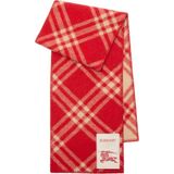 Burberry Kırmızı Kadın Yün Atkı - Standart