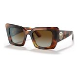 Burberry MOD.4344 C.3316/T5 Kadın Kahverengi Kırçıllı Güneş Gözlüğü - Sarı