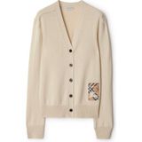 Burberry Smt Krem Rengi Yün Kadın Hırka - XS