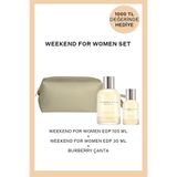 BURBERRY Weekend For Women EDP 100 ml + Weekend For Women EDP 30 ml & Çanta Hediye - Kadın Parfüm Set