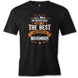 Burç Born in November Best Siyah Erkek T-Shirt