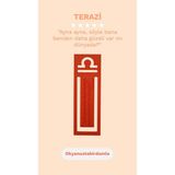 Burç Kitap Ayracı - terazi - 1
