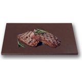 Burç Plastik Polietilen Kesme Tahtası 20X40X1 cm Kahverengi