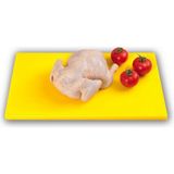 Burç Plastik Polietilen Kesme Tahtası 20X40X1 cm Sarı