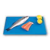 Burç Plastik Polietilen Kesme Tahtası - Mavi - 25 x 40 x 2 cm