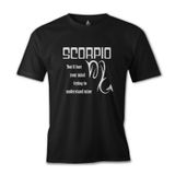 Burç Scorpio Lose Mind Siyah Erkek Atlet