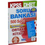 Burç Yayınevi Kpss Dhbt Soru Bankası 500 Soru Tüm Adaylar İçin Ortak Kitap
