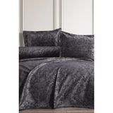 Burçak 2 Parça Tek Kişilik Pike Takımı 180X240 Antrasit