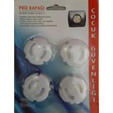 Burçin Çocuk Emniyet Priz Kapağı 4 Lü Paket