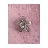 burçin Şeffaf Lotus Hibiskus Aloha Çiçekli Mandal Toka