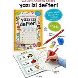Burcom Yazı Izi Defteri - Yazmayı Öğreten Defter - Jumbo Kalem, Kalemtıraş ve Silgi Hediyeli - 1 Adet