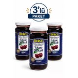 Burcu %100 Meyveden Üretilmiş Şeker Ilavesiz Vişne Reçeli 290 gr x 3 Adet