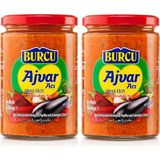 Burcu Ajvar Acı Kahvaltılık Sos 560 Gr X 2 Adet