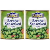 Burcu Bezelye Konservesi 830g 2li paket