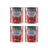 Burcu Domates Salçası, Teneke Kutu, 830 gr, 4'lü Paket, Minimum%28 Brix, Yoğun Kıvam