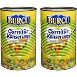 Burcu Garnitür Konservesi 4000 gr x 2 Adet - 4 kg
