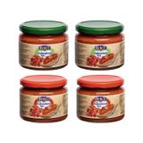 Burcu Kahvaltılık Sos, Acı ve Tatlı Karışık Paket, 325 gr Cam Kavanoz, 4'lü Set