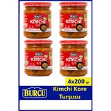 Burcu Kimchi Fermente Kore Turşusu 200 gr x 4 Adet