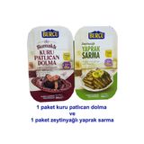 BURCU kuru patlıcan dolma ve zeytinyağlı sarma