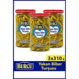 Burcu Yakan Biber Turşusu Cam 310 gr x 3 Adet
