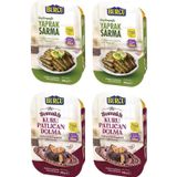 BURCU Yaprak Sarma ve Kuru Patlıcan Dolma 200 gr 4 lü Paket