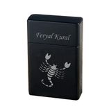 Burcunuza Özel Rezistanslı Metal Siyah Çakmak