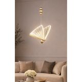 Burenze Elegance Büyük Boy Sarkıt Avize Modern Kelebek Tasarım Sarkıt Led Avize Harika Görsel