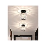 Burenze Lüks Kristal Taşlı Modern Plafonyer Tavan Mutfak Oturma Odası Koridor Hol Taşlı Salon Avizesi Siyah