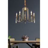 Burenze Luxury Modern Elegance Sarkıt Avize Eskitme 5'li Countess Avize BURENZE993 - Altın