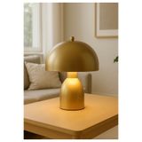 burenze Modern Burry Abajur Masa Lambası Metal Gövde Tasarım Ürün Eskitme Gold Sarı