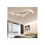 Burenze Modern Forever Led Avize Plafonyer Tavan Salon Mutfak Oturma Odası Hol Antre Avize Eskitme Mat Gold