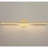 Burenze Modern Kablosuz Tak Çalıştır Ledli Pilli Aplik Banyo Tablo Ayna Aydınlatma Eskitme Gold Pil Dahildir