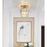 Burenze Modern Luxury Plafonyer Kristal Taşlı Avize Gold Sarı BURENZE706 - 1