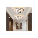 Burenze Modern Plafonyer Tavan Led Avize Salon Mutfak Oturma Odası Avize Krom 2 Adet Set Fiyat