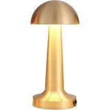 Burenze Modern Retro Gold Sarı Dokunmatik Usb Şarjlı Dekoratif Masa Lambası 3 Renk Kademeli Abajur