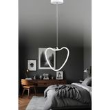 Burenze Modern Tasarım Heart Kalp LED Avize Şık Görsel Ledli Uzun Ömürlü 1. Sınıf Kalite Beyaz Gövde