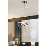 Burenze Modern Tekli Bumerang Hagia Sarkıt Power Led Avize Krom Beyaz Işık Ledli Avize