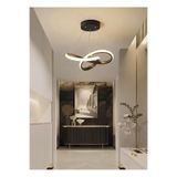 Burenze Modern Tekli Sarkıt Power Led Avize Antrasit Beyaz Işık Ledli Avize