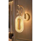 Burenze Rachel Pilli Aplik Gold Kaplama Power Led Crystal
