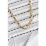 Burgu Gold Renk Pirinç 60 Kadın Kolye (CM)