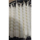 Burgu mum 3 Lü Set Vanilya kokulu 21 cm Beyaz - 1 Adet
