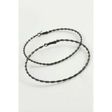 Burgulu Metal Halka Küpe 8-9-10 Cm