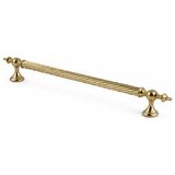 Burgulu Titanyum Gold 40 cm Çelik Kapı Tutma Kolu Sürgülü Dış Çekme Kulpu Kulbu Tutamağı K - 1