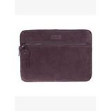 Burgundy Still Hakiki Süet Deri 13-14 inç MacBook/Laptop Kılıfı