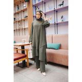 BURİSLA MODA VE AKSESUAR TESETTÜR BELİZ İKİLİ TAKIM HAKİ