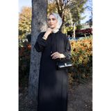 BURİSLA TESETTÜR KAPŞONLU SPOR İKİLİ TAKIM SİYAH