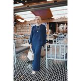 BURİSLA TESETTÜR LİSA İKİLİ TAKIM LACİVERT