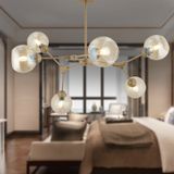 Burke 6Lı Avıze Eskıtme Modern Koridor Yatak Odasi Salon Avize