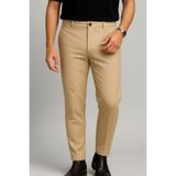 Bürke Erkek Bej Renk Slim Fit Kaliteli Kumaş Pantolon